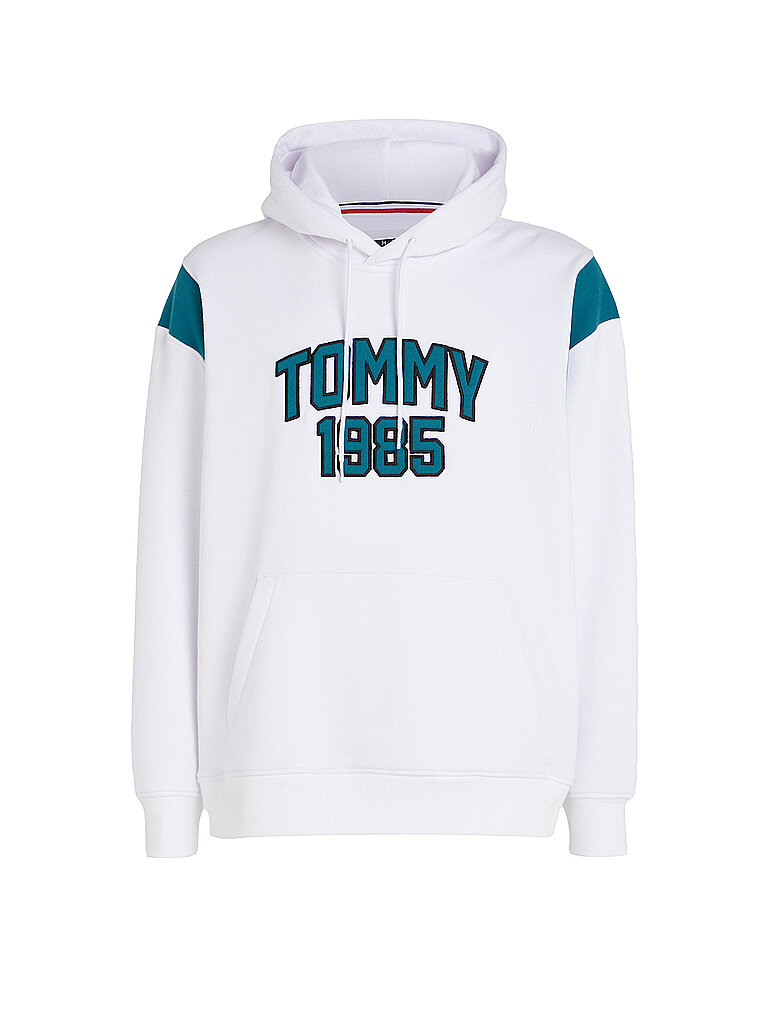 TOMMY JEANS Kapuzensweater - Hoodie  weiss | M von Tommy Jeans