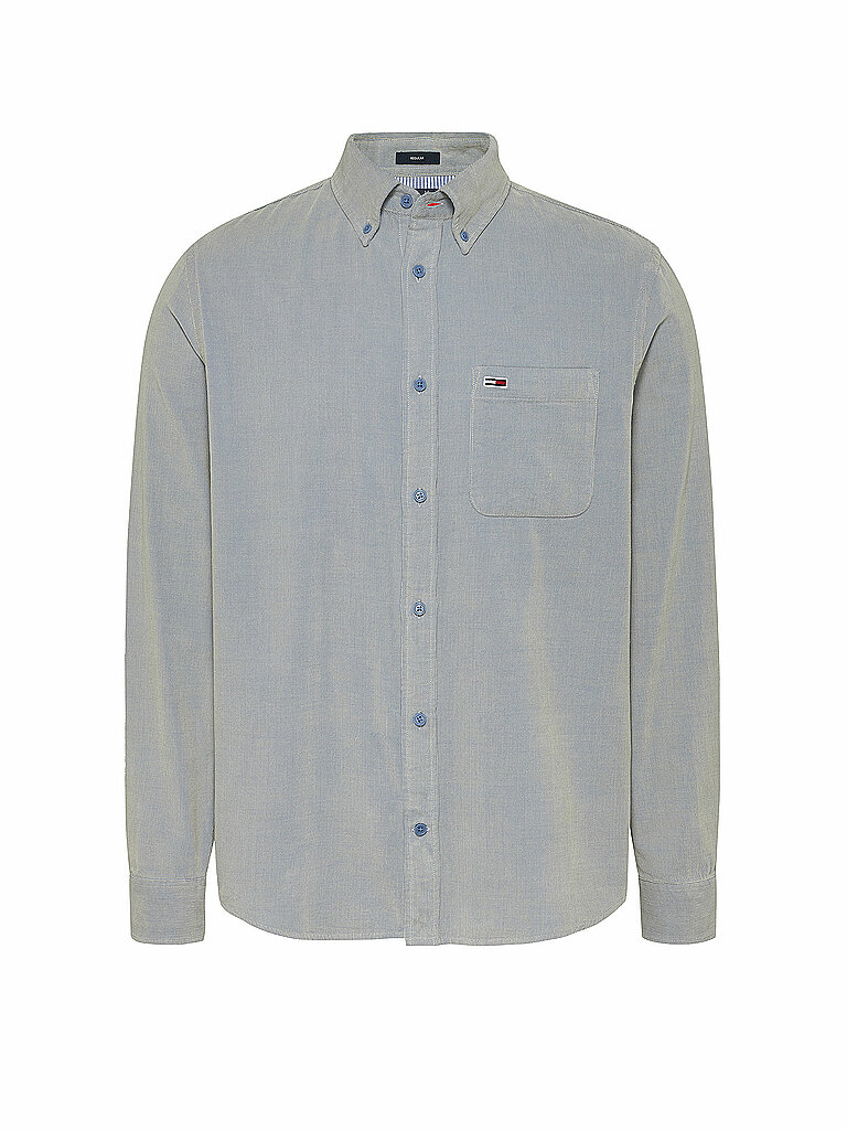 TOMMY JEANS Overshirt hellblau | L von Tommy Jeans