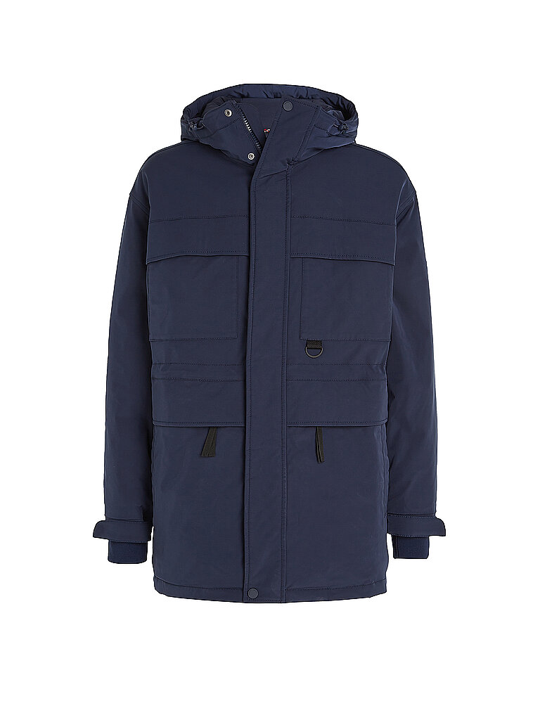 TOMMY JEANS Parka blau | S von Tommy Jeans