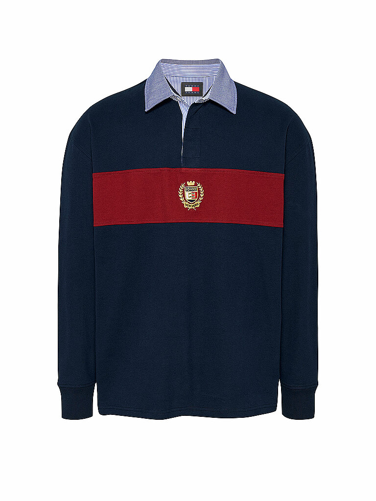 TOMMY JEANS Poloshirt dunkelblau | L von Tommy Jeans