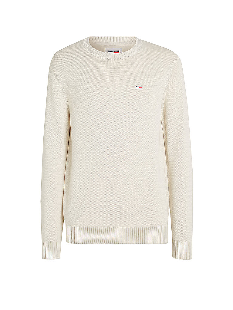 TOMMY JEANS Pullover beige | L von Tommy Jeans