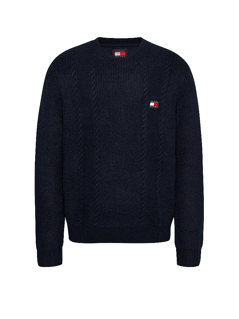 TOMMY JEANS Pullover dunkelblau | L von Tommy Jeans