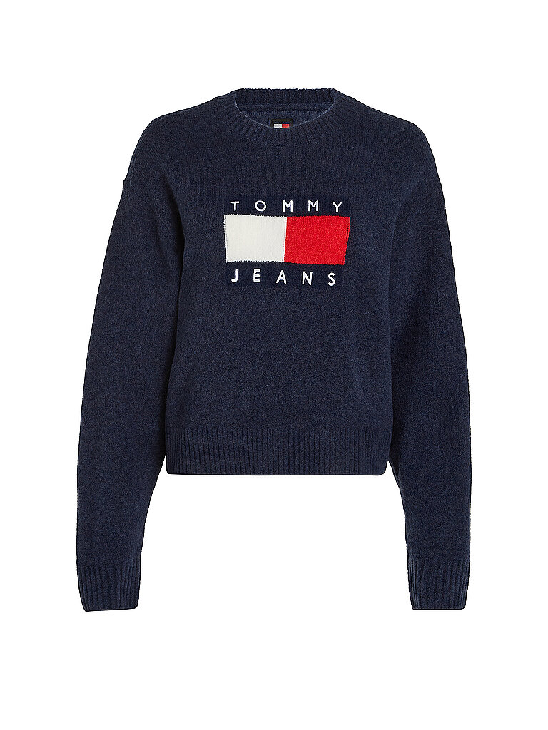 TOMMY JEANS Pullover dunkelblau | M von Tommy Jeans