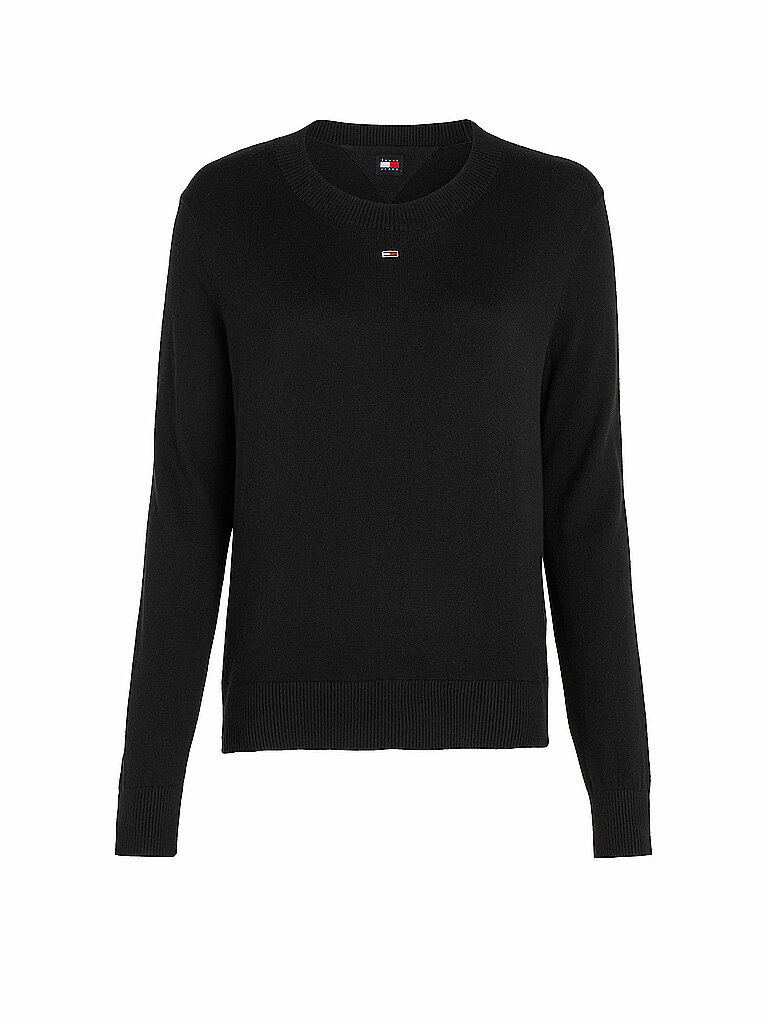 TOMMY JEANS Pullover schwarz | L von Tommy Jeans