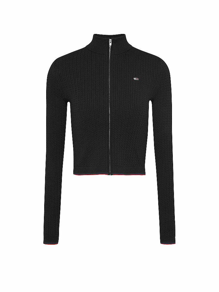 TOMMY JEANS Strickjacke schwarz | L von Tommy Jeans