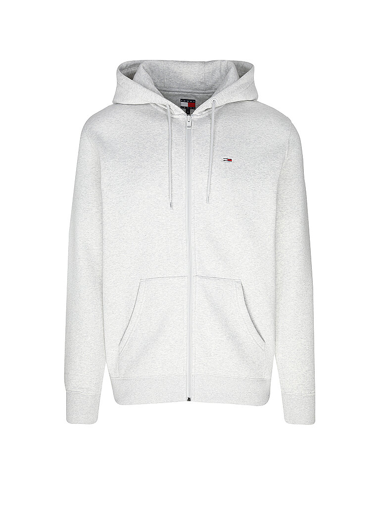 TOMMY JEANS Sweatjacke  hellgrau | XXL von Tommy Jeans