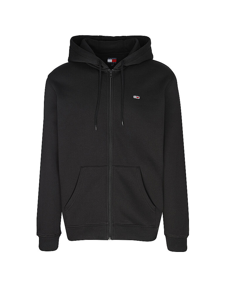 TOMMY JEANS Sweatjacke  schwarz | L von Tommy Jeans