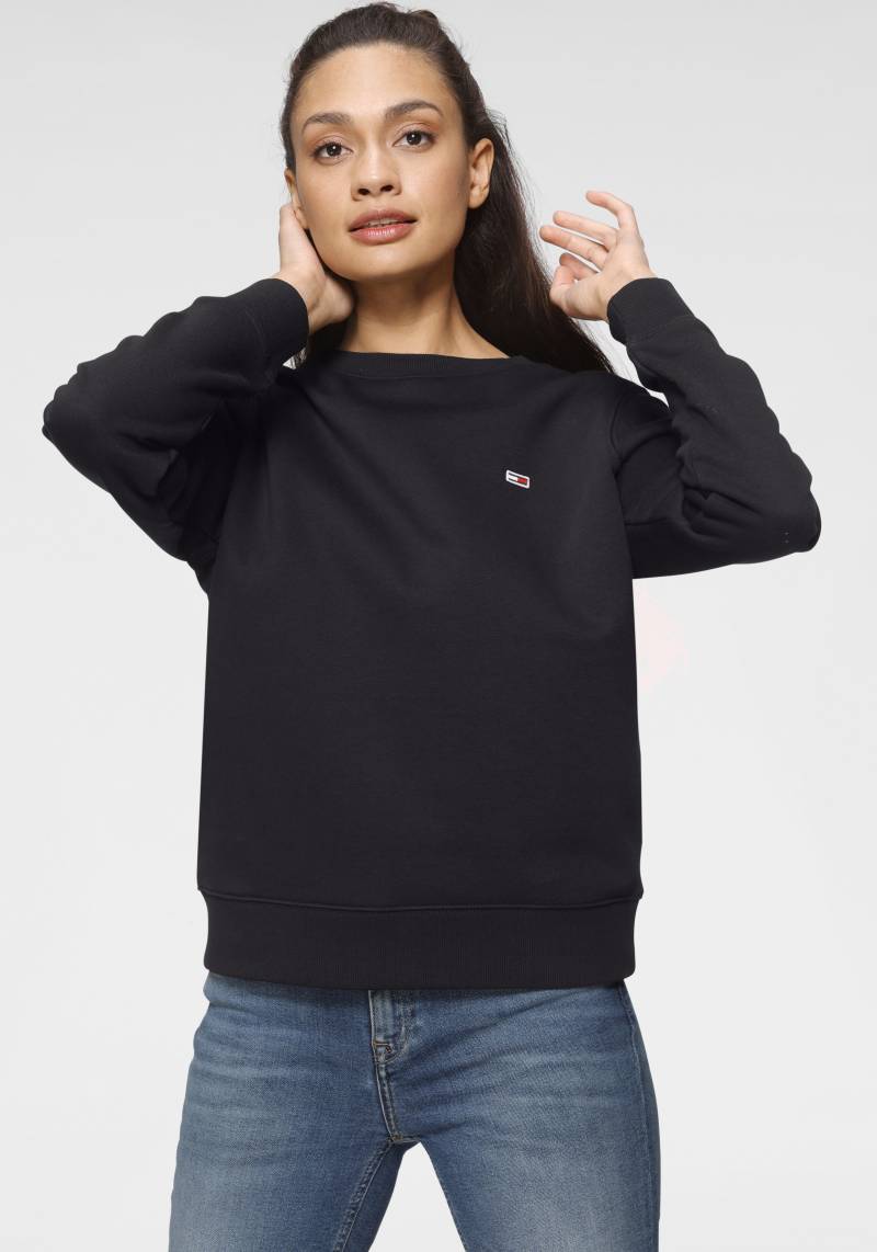 Tommy Jeans Sweatshirt »TJW REGULAR FLEECE C NECK«, mitTommy Jeans Logo-Flag auf der Brust von Tommy Jeans