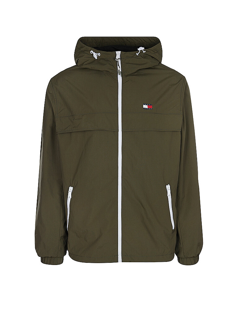 TOMMY JEANS Windbreaker CHICAGO olive | L von Tommy Jeans