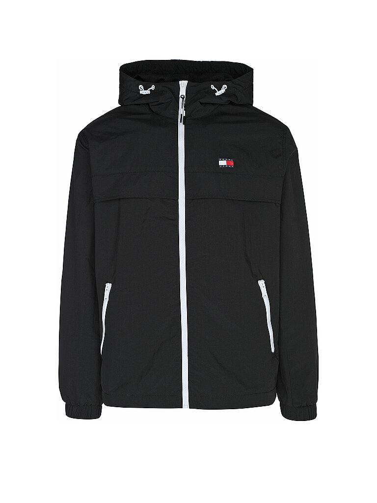 TOMMY JEANS Windbreaker CHICAGO schwarz | M von Tommy Jeans