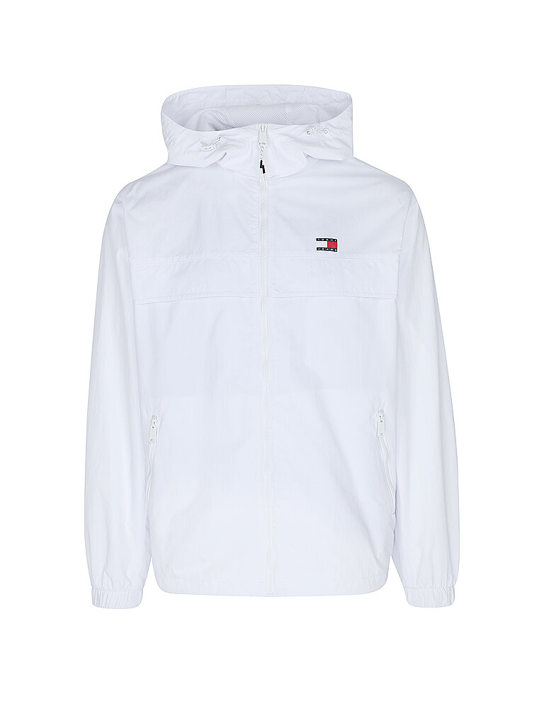 TOMMY JEANS Windbreaker CHICAGO weiss | L von Tommy Jeans