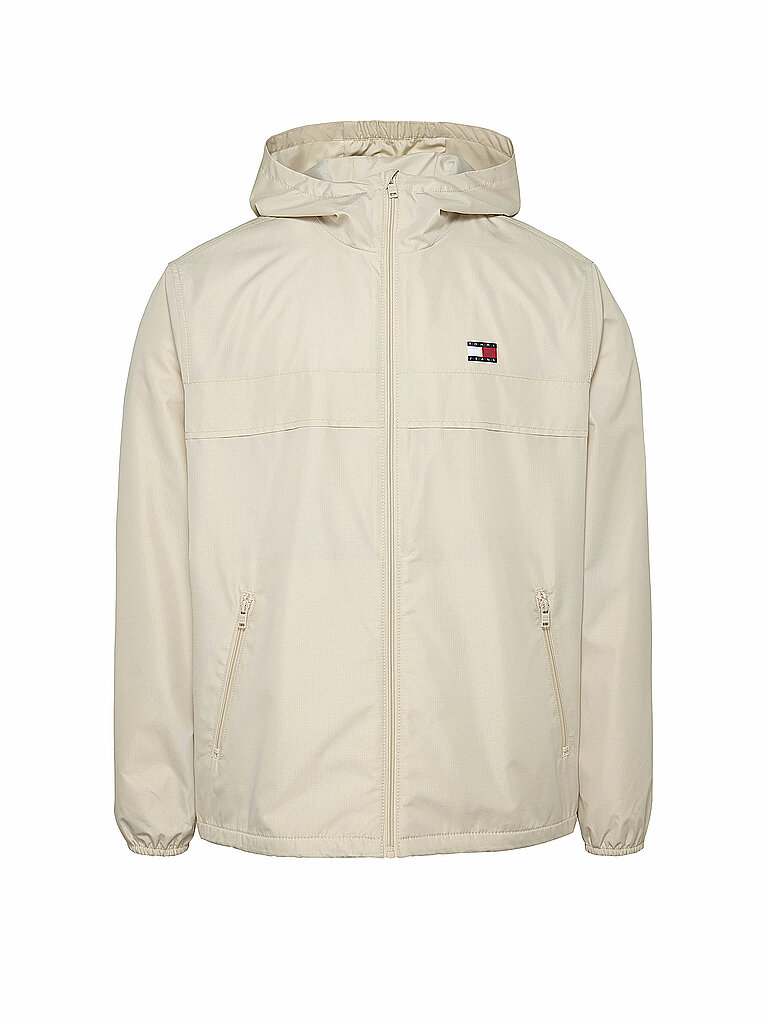 TOMMY JEANS Windbreaker creme | L von Tommy Jeans