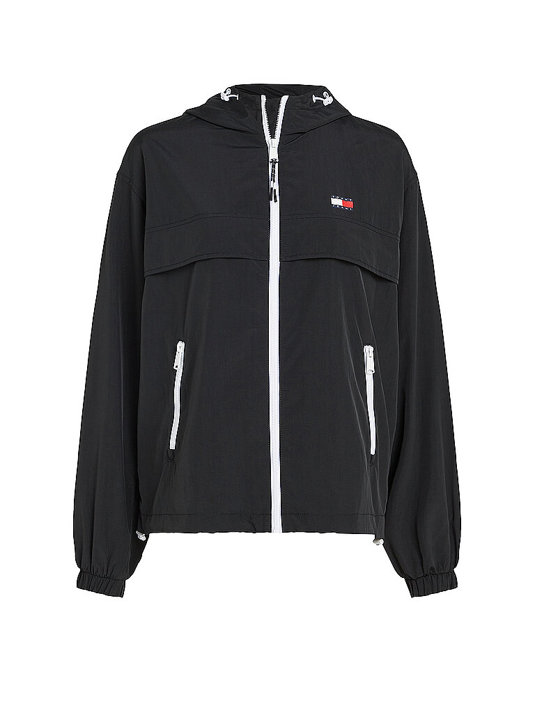 TOMMY JEANS Windbreaker  schwarz | L von Tommy Jeans