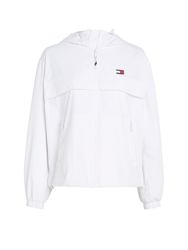 TOMMY JEANS Windbreaker  weiss | M von Tommy Jeans