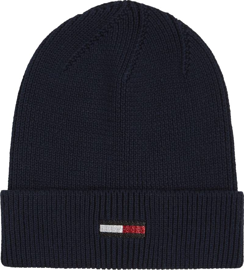 Tommy Jeans Beanie »TJW ELONGATED FLAG BEANIE«, mit Logostickerei von Tommy Jeans