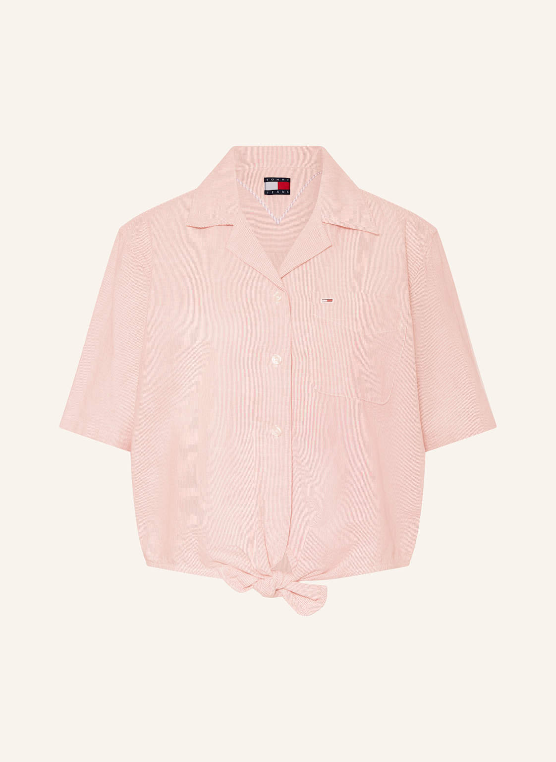 Tommy Jeans Hemdbluse rosa Tommy Jeans Hemdbluse rosa von Tommy Jeans