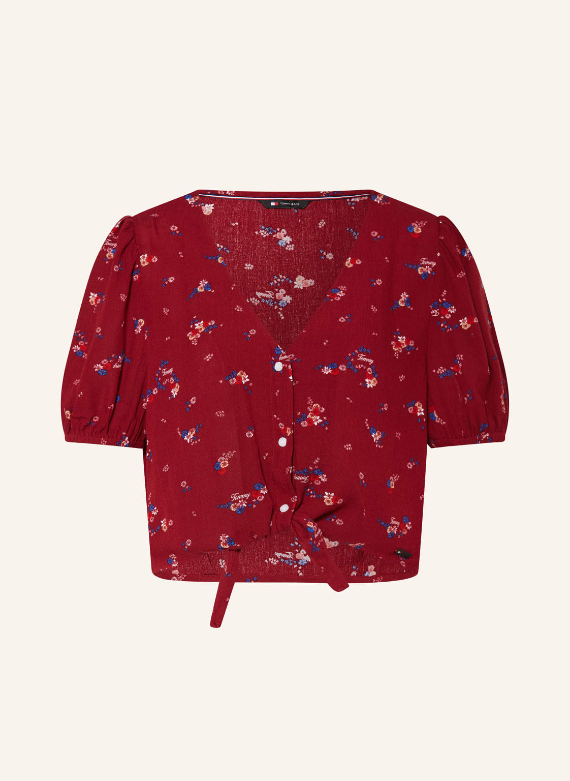 Tommy Jeans Blusenshirt rot Tommy Jeans Blusenshirt rot von Tommy Jeans