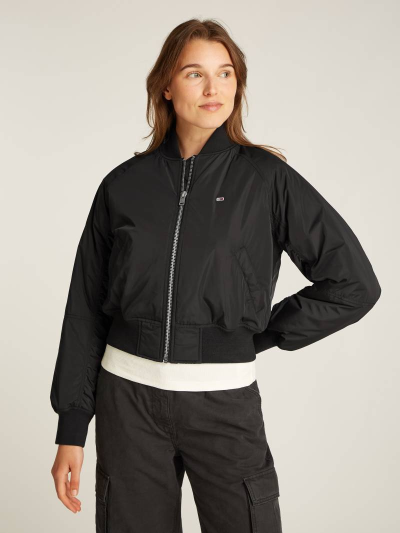 Tommy Jeans Bomberjacke, mit leichter Wattierung, mit Logostickerei von Tommy Jeans