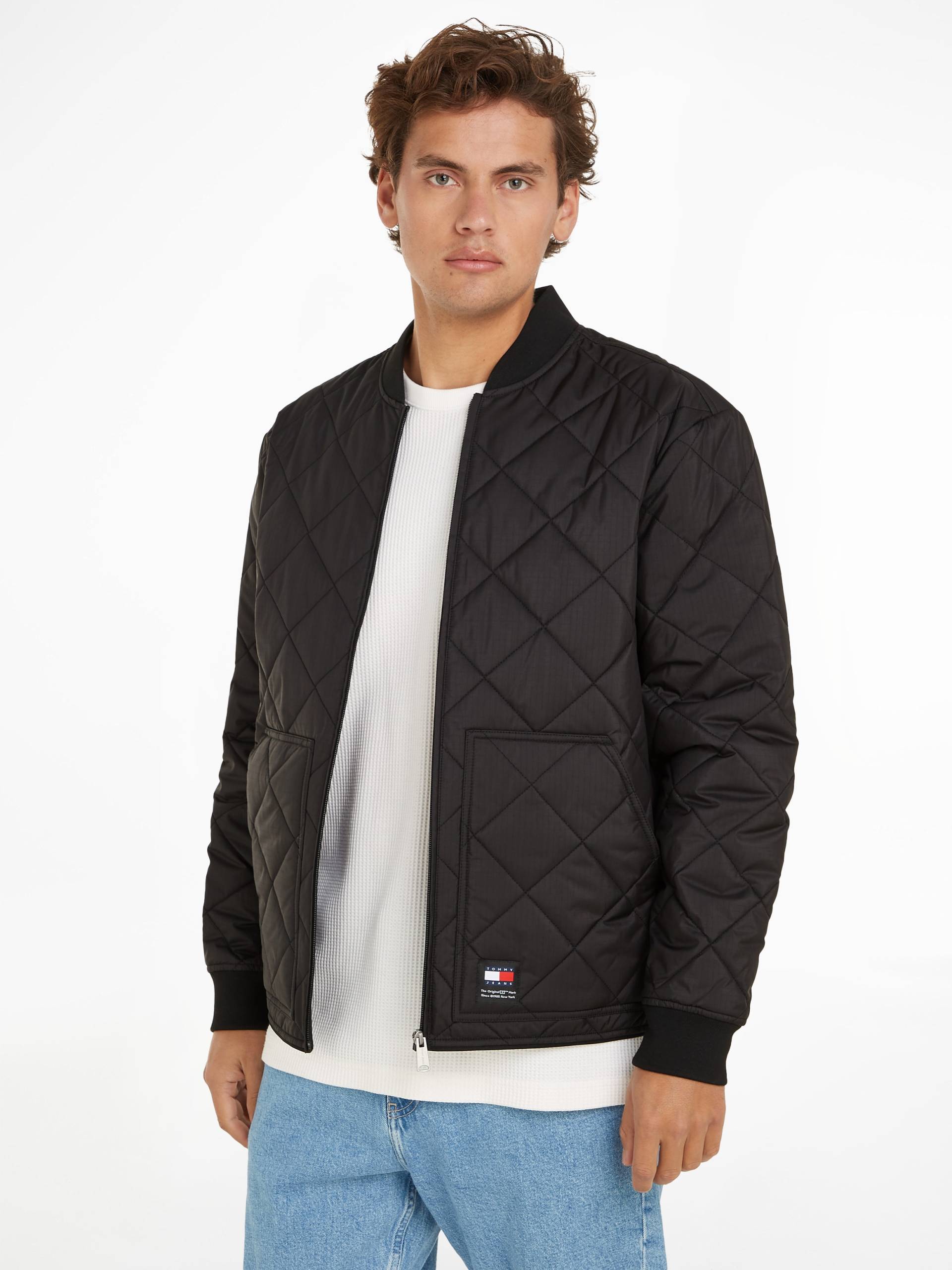 Tommy Jeans Bomberjacke »TJM REG ENTRY BOMBER«, mit Rautenmuster von Tommy Jeans