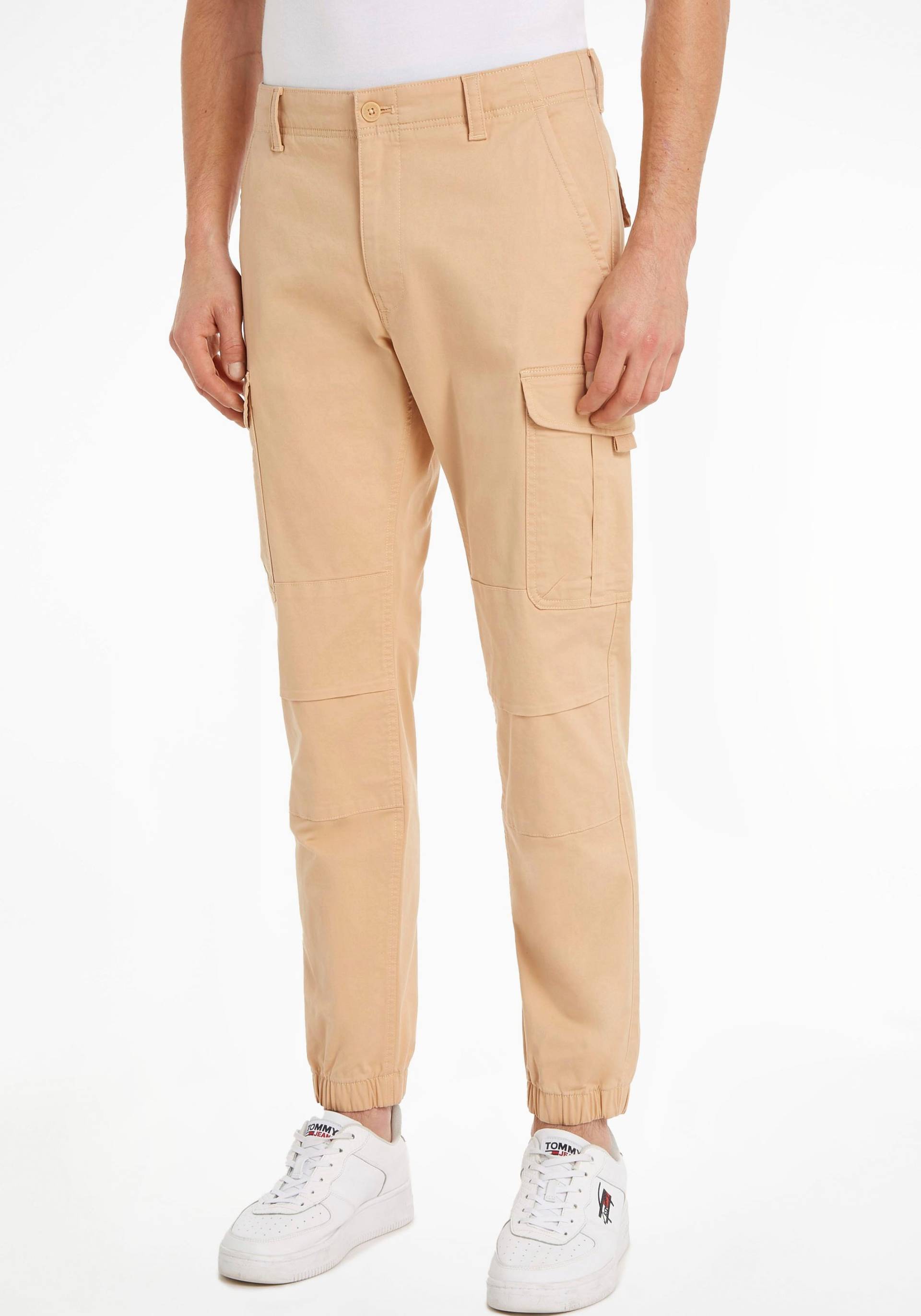 Tommy Jeans Cargohose »TJM ETHAN WASHED TWILL CARGO«, mit Bindebändern von Tommy Jeans