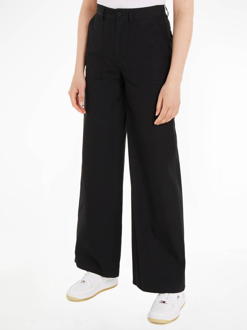 Tommy Jeans Cargohose »TJW CLAIRE HR WIDE CARGO PANT«, mit Logopatch von Tommy Jeans