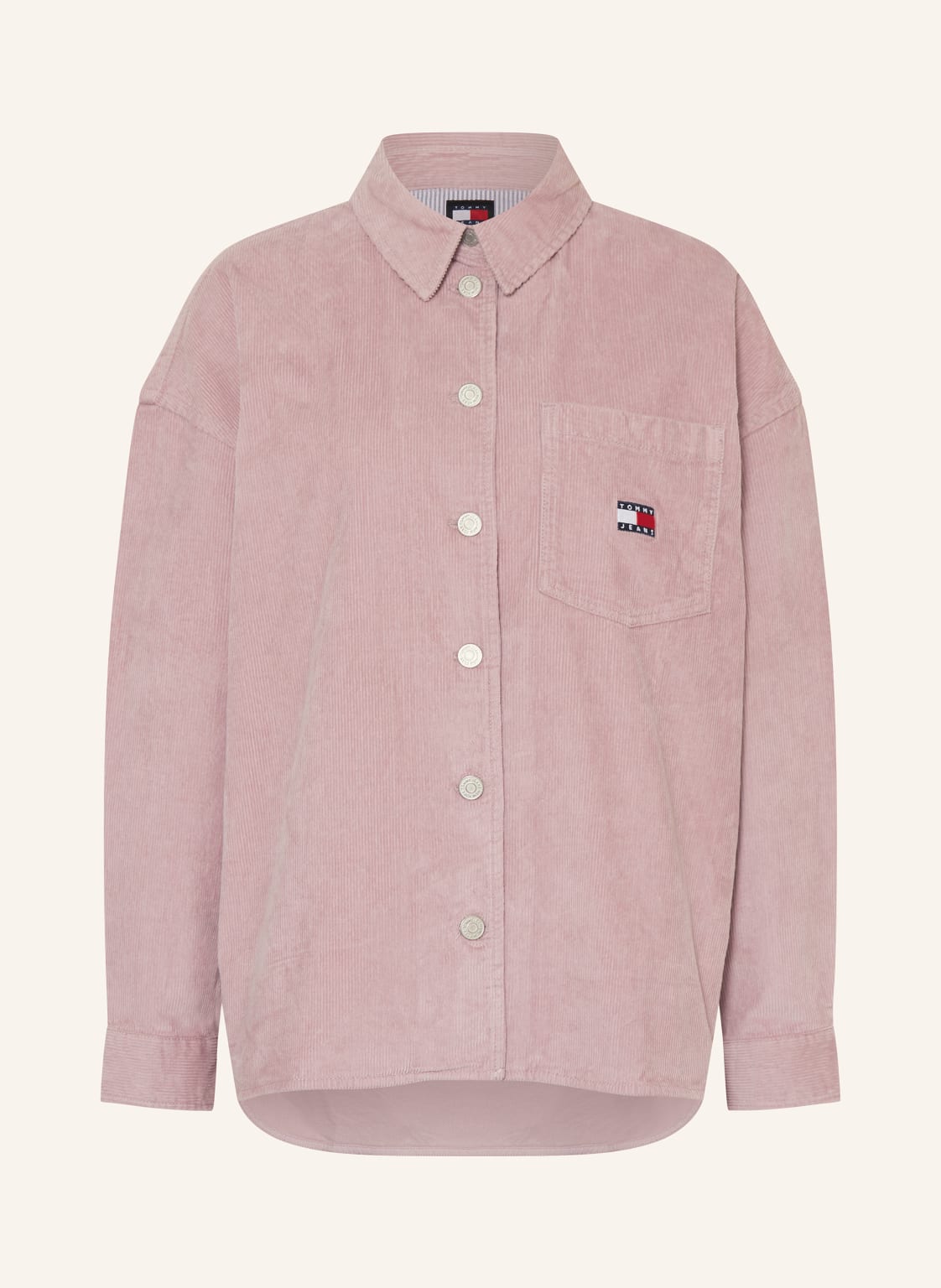 Tommy Jeans Cord-Overshirt rosa von Tommy Jeans