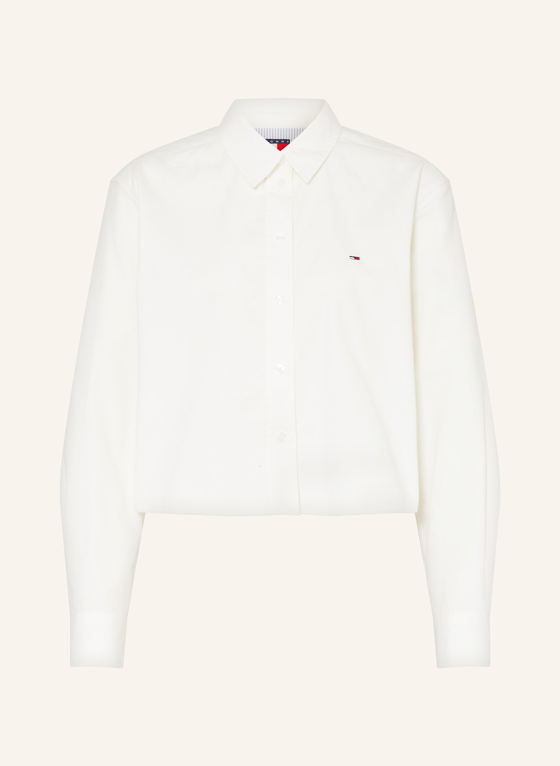 Tommy Jeans Hemdbluse weiss Tommy Jeans Hemdbluse weiss von Tommy Jeans