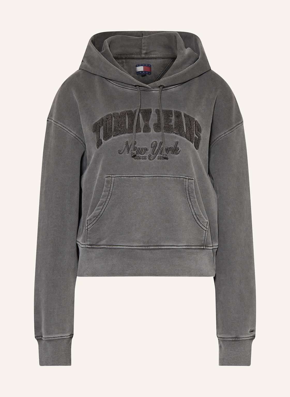 Tommy Jeans Cropped-Hoodie grau Tommy Jeans Cropped-Hoodie grau von Tommy Jeans