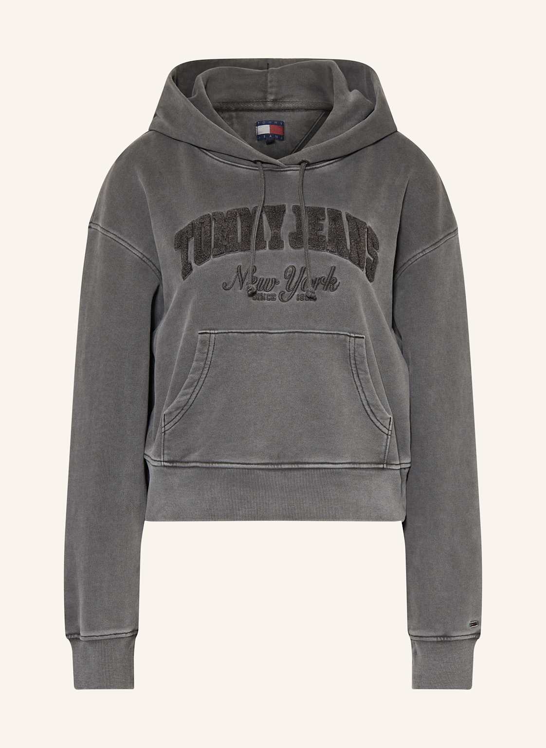 Tommy Jeans Cropped-Hoodie schwarz von Tommy Jeans