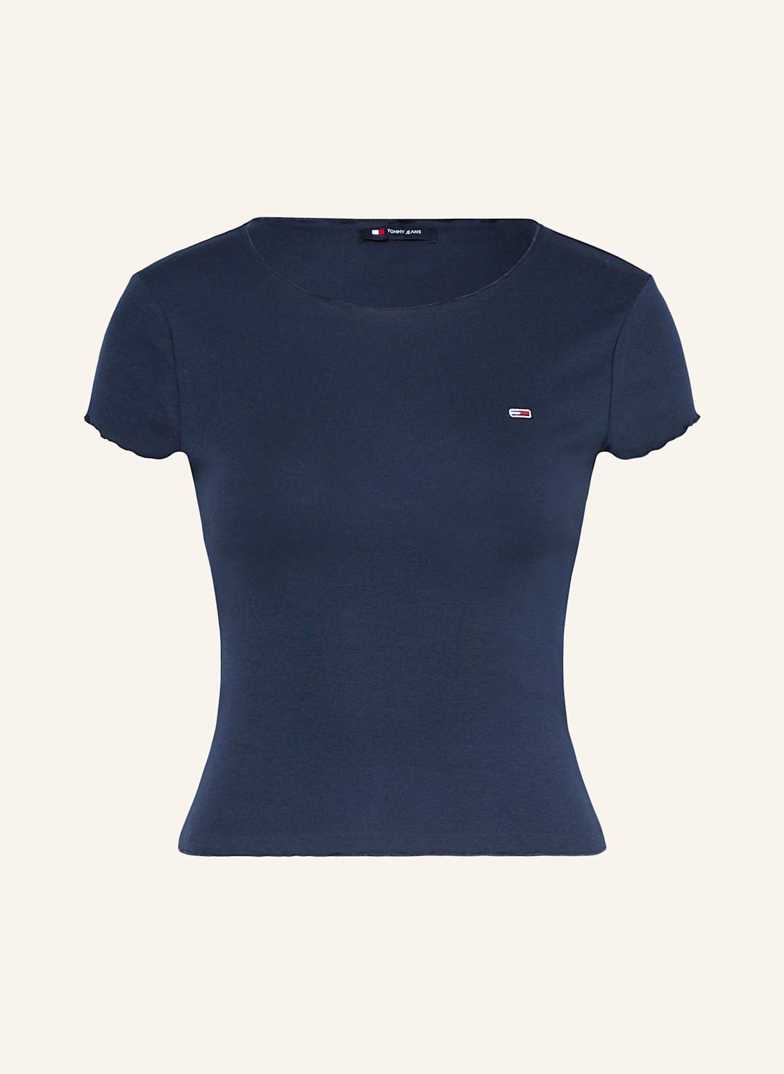 Tommy Jeans Cropped-Shirt blau von Tommy Jeans