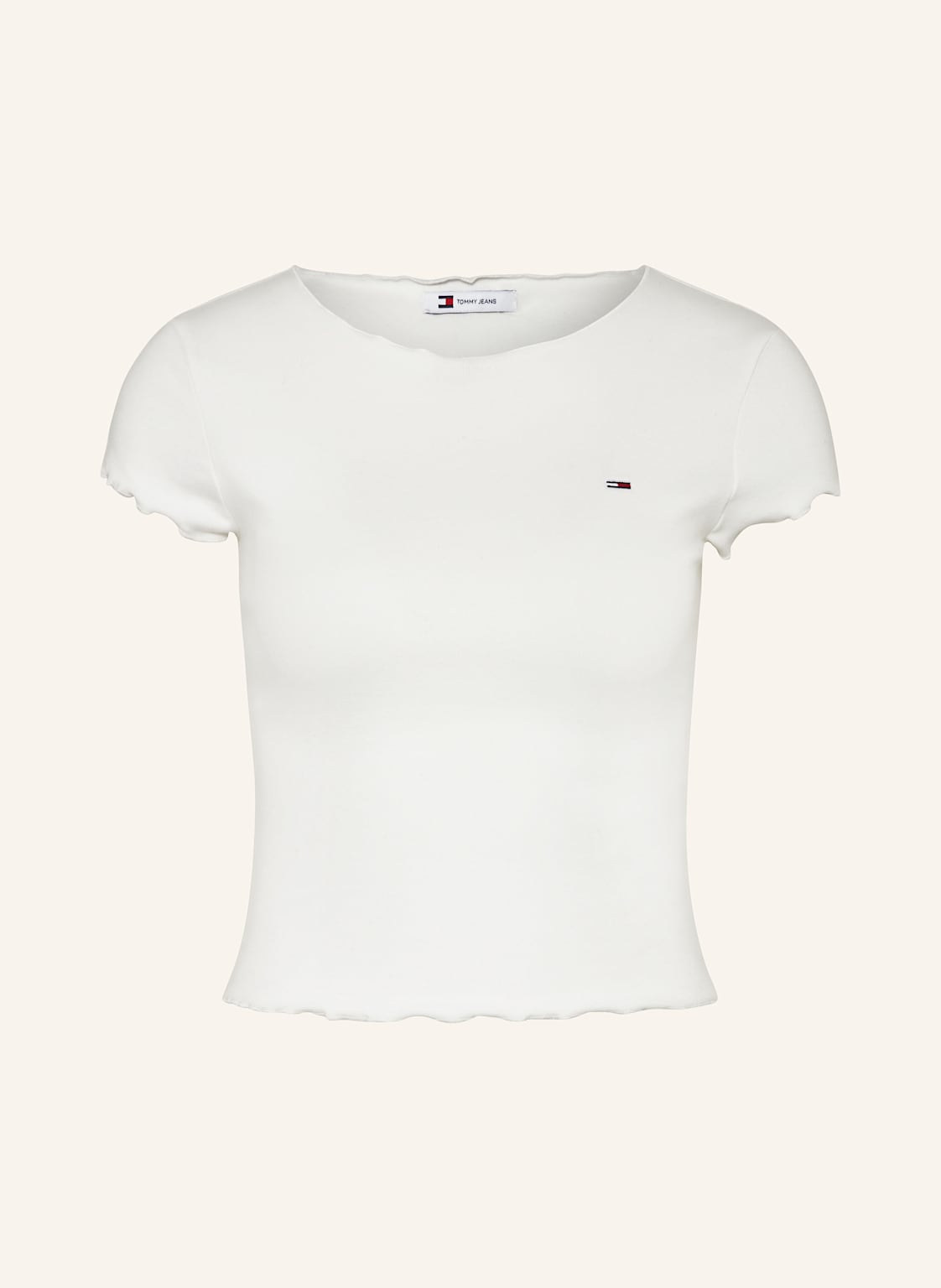 Tommy Jeans Cropped-Shirt weiss Tommy Jeans Cropped-Shirt weiss von Tommy Jeans