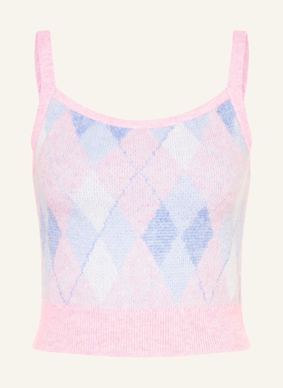 Tommy Jeans Cropped-Stricktop rosa von Tommy Jeans