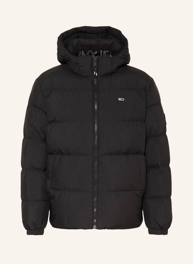 Tommy Jeans Daunenjacke Mit Abnehmbarer Kapuze schwarz von Tommy Jeans