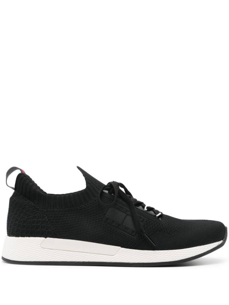 Tommy Jeans Elevated knitted sneakers - Black von Tommy Jeans