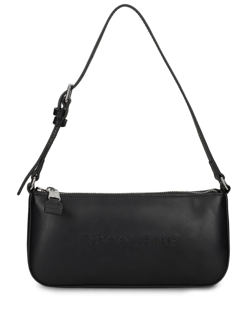 Tommy Jeans Essential Metal Logo shoulder bag - Black von Tommy Jeans