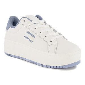 Tommy Jeans Flatform Cupsole Damen Sneaker Blau von Tommy Jeans