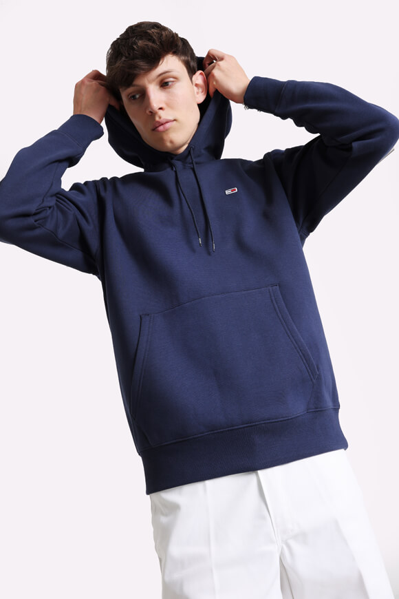 Tommy Jeans Fleece Kapuzensweatshirt | Twilight Navy | Herren  | S von Tommy Jeans