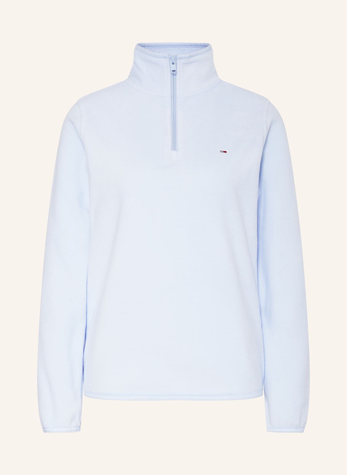 Tommy Jeans Fleece-Troyer blau von Tommy Jeans