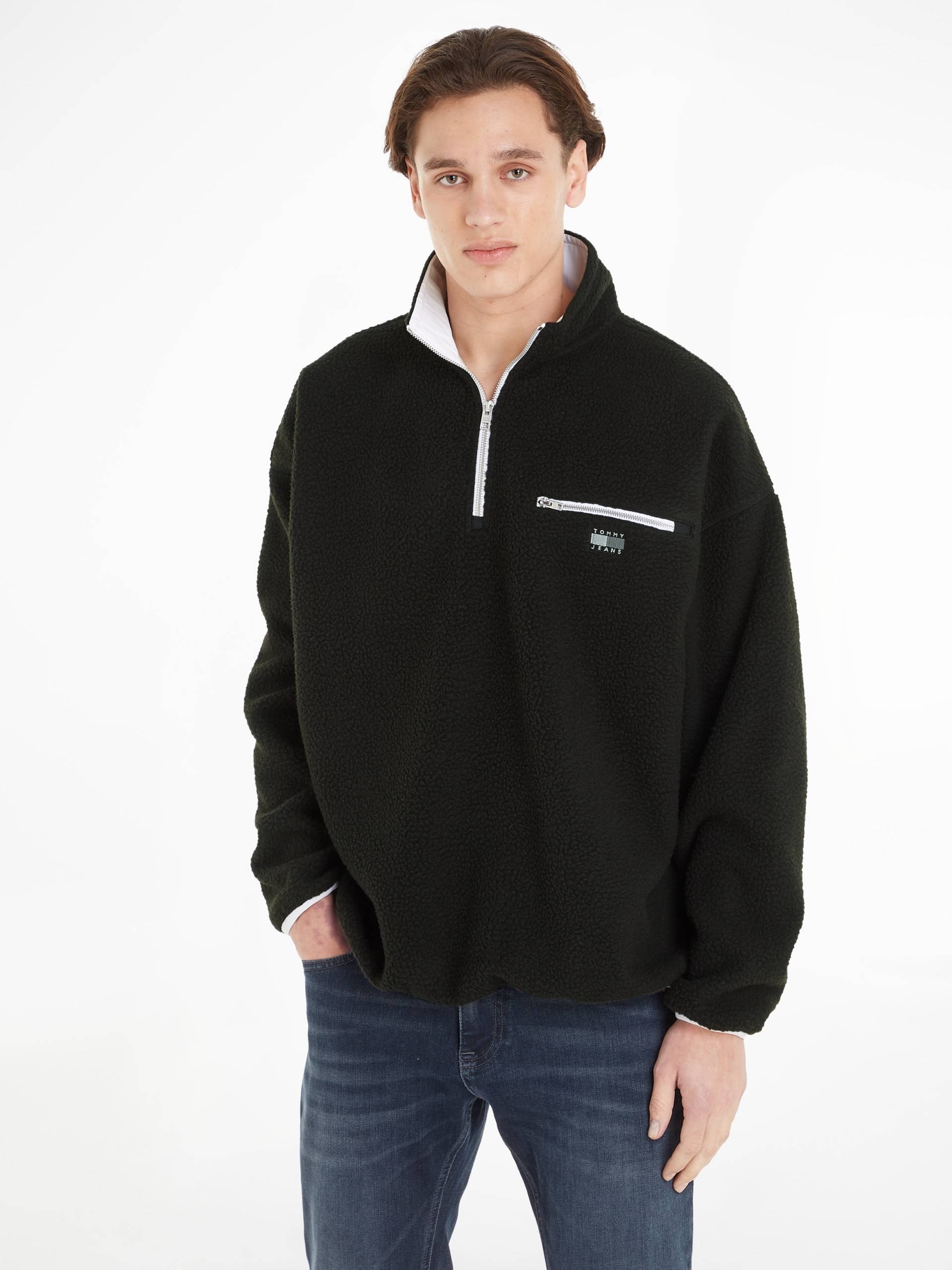 Tommy Jeans Fleecepullover »TJM OVZ TONAL 1/2 ZIP SHERPA« von Tommy Jeans