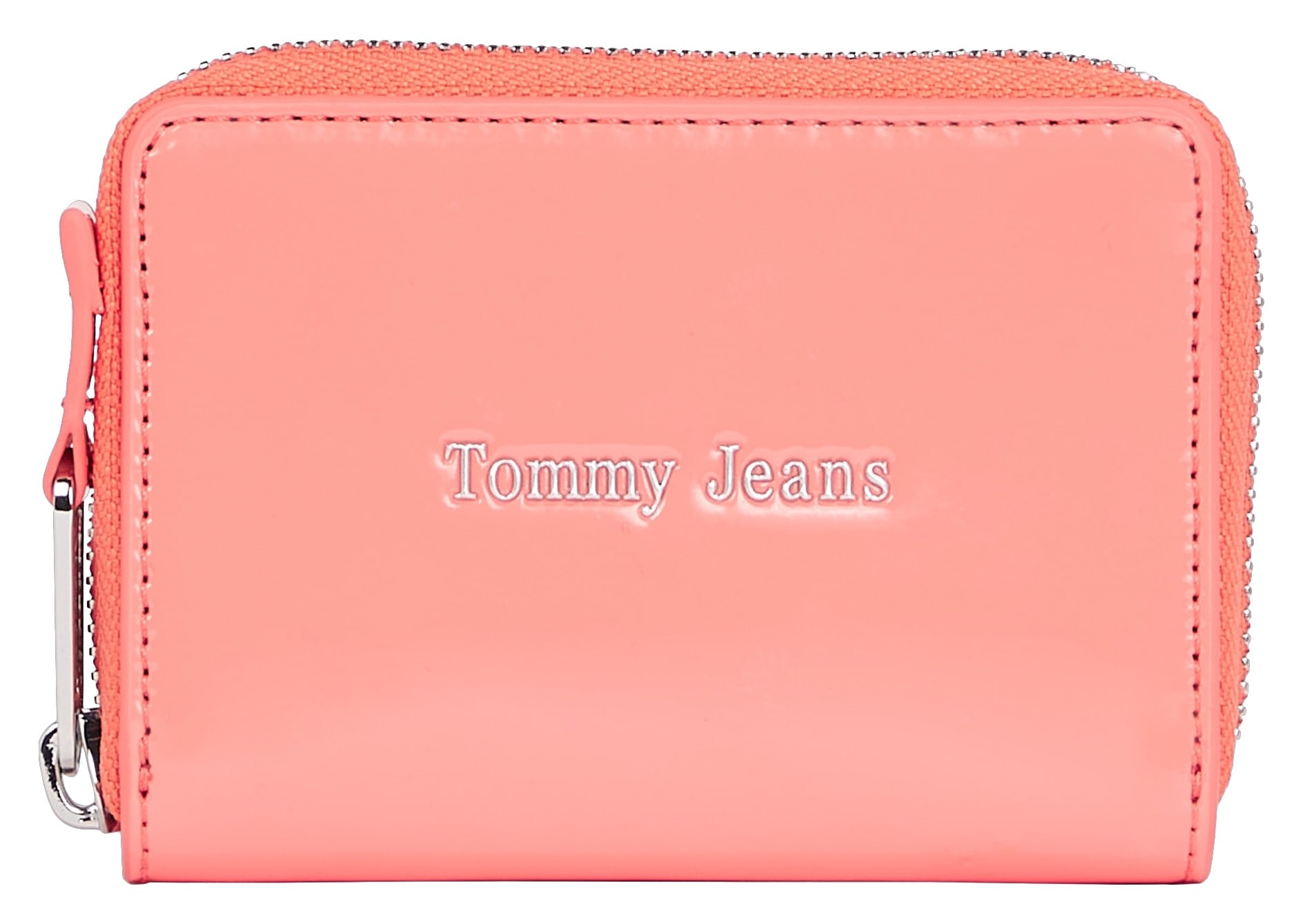Tommy Jeans Geldbörse »TJW MUST SMALL ZA PATENT«, mit dezentem Markenlogo vorne von Tommy Jeans