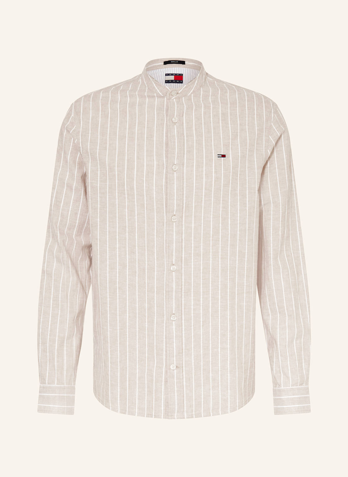 Tommy Jeans Hemd Regular Fit Mit Leinen beige Tommy Jeans Hemd Regular Fit Mit Leinen beige von Tommy Jeans