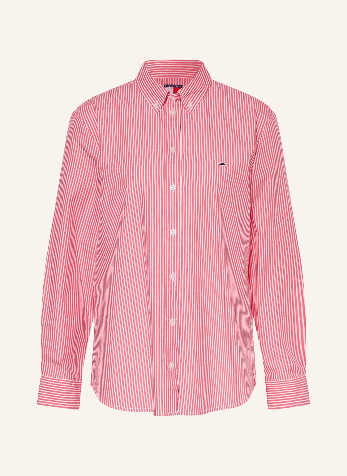Tommy Jeans Hemdbluse rot Tommy Jeans Hemdbluse rot von Tommy Jeans