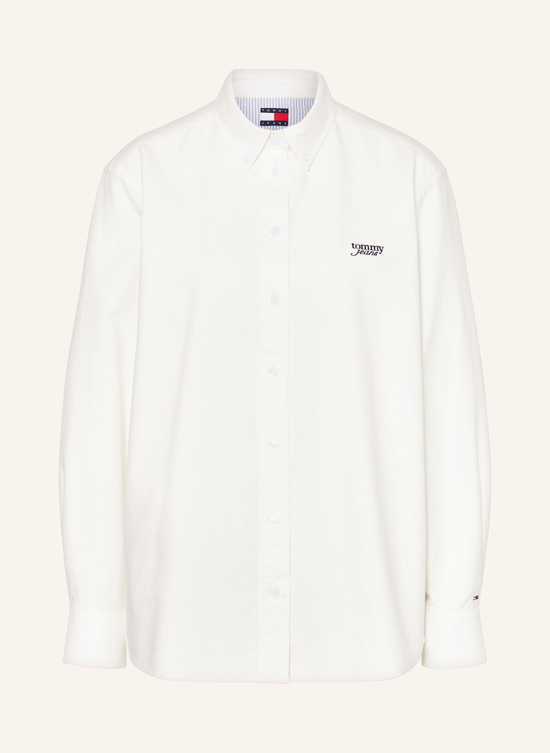 Tommy Jeans Hemdbluse weiss Tommy Jeans Hemdbluse weiss von Tommy Jeans