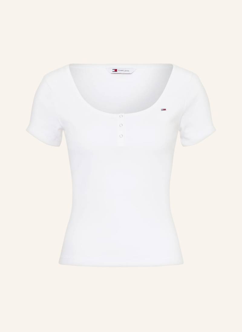 Tommy Jeans Henley-Shirt weiss von Tommy Jeans