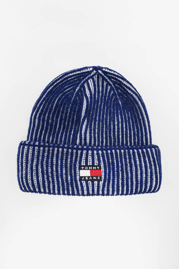 Tommy Jeans Heritage Beanie | Bright Blue | Damen  | Einheitsgroesse von Tommy Jeans