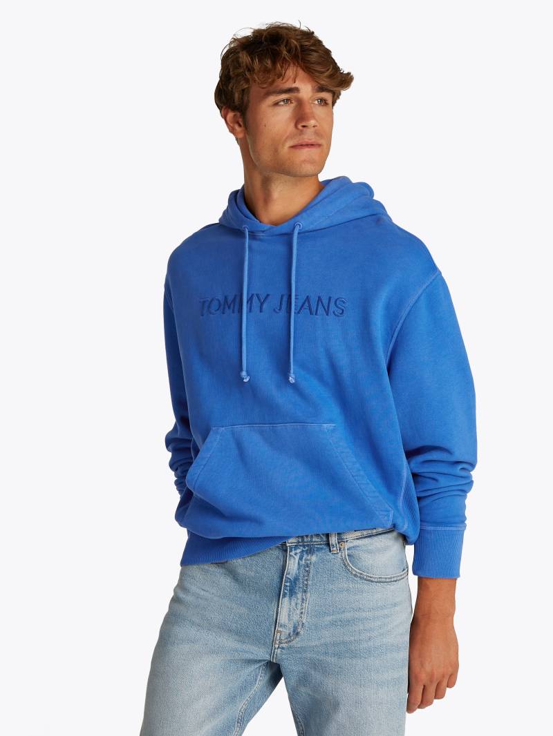 Tommy Jeans Hoodie »TJM RLX TJ LABEL HOODIE«, mit grosser Logostickerei von Tommy Jeans