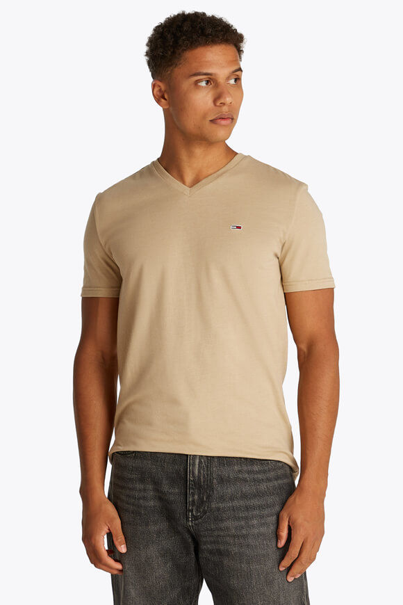 Tommy Jeans Jaspe 2.0 T-Shirt | Relic Tan Heather | Herren  | XS von Tommy Jeans