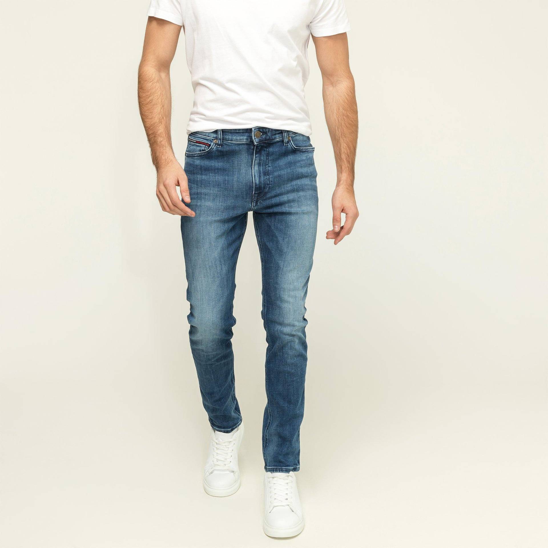 Jeans, Skinny Fit Herren Blau L34/W33 von TOMMY JEANS