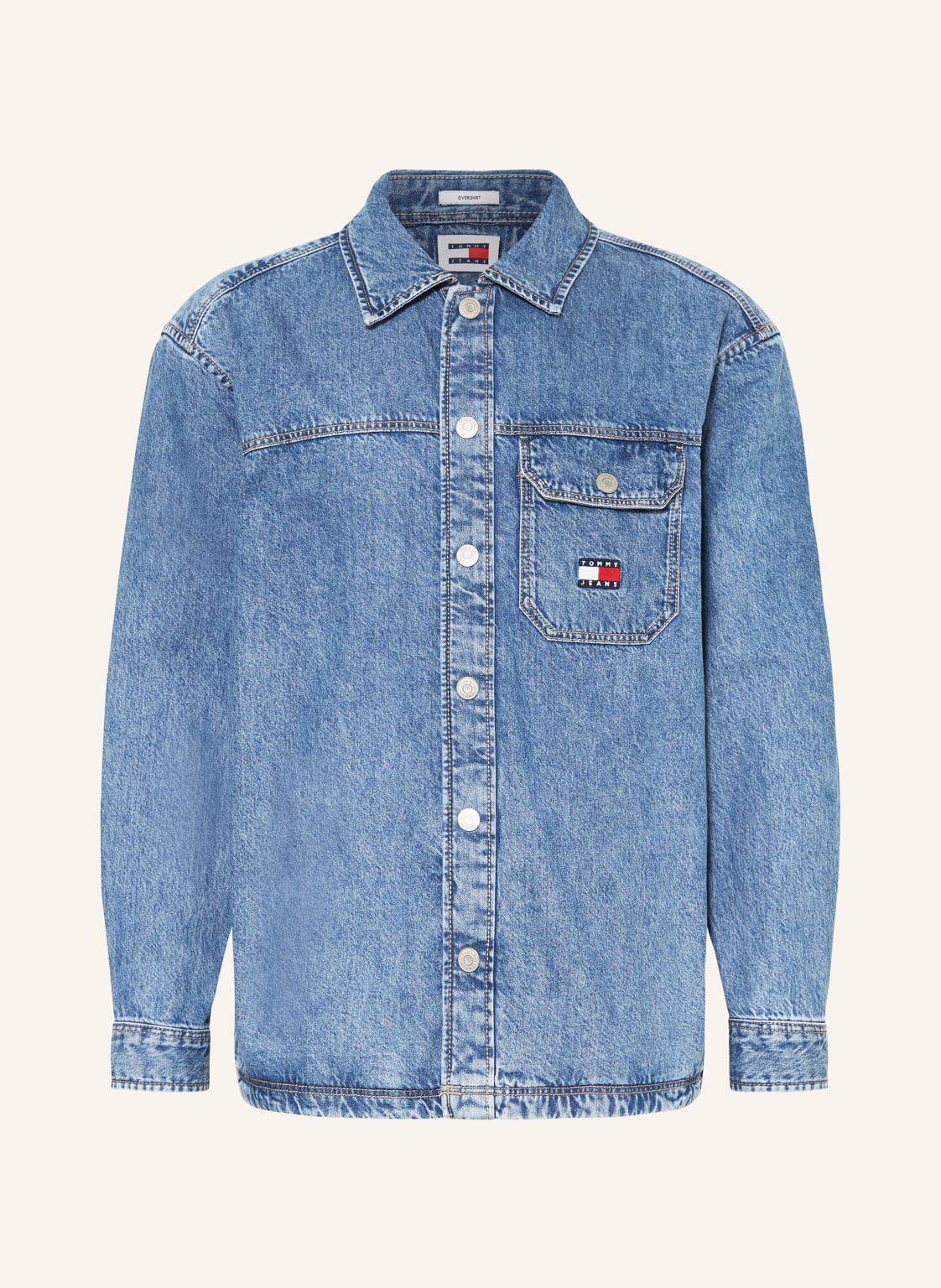 Tommy Jeans Jeans-Overshirt blau von Tommy Jeans