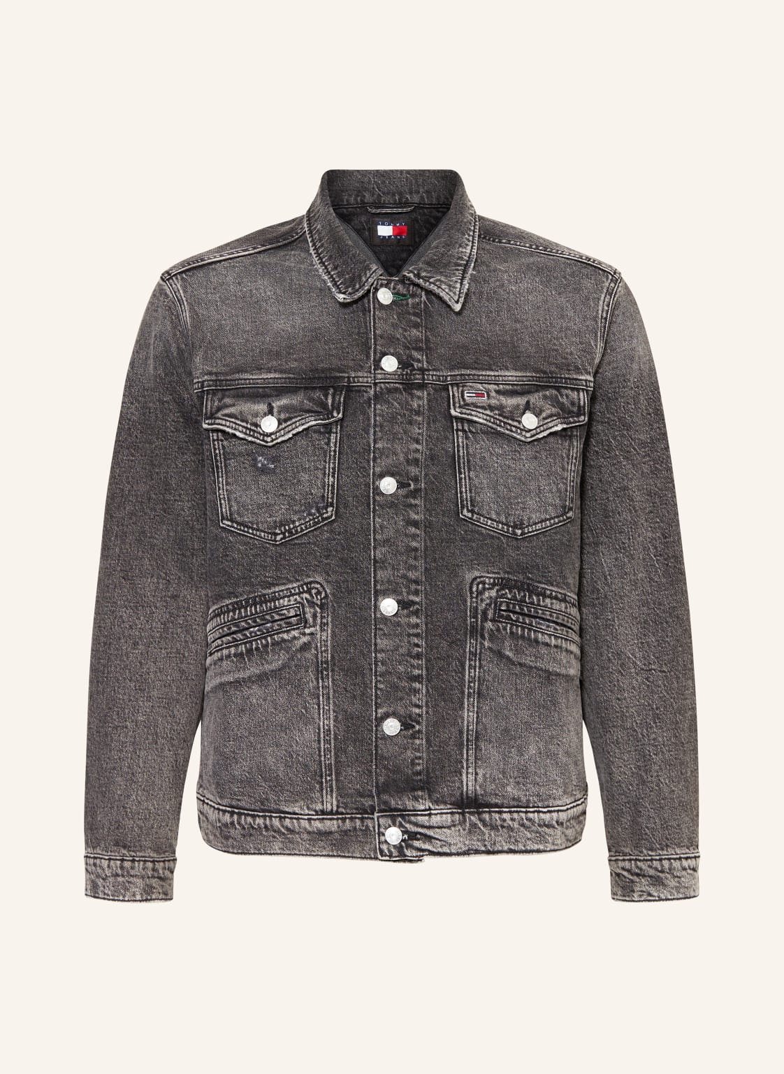 Tommy Jeans Jeansjacke Isaac grau von Tommy Jeans